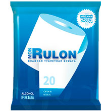 Бумага туалетная влажная Mon Rulon, 20 шт.