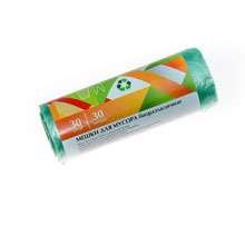 Пакеты для мусора 30л 8мкм ПНД, 30шт Eurohouse