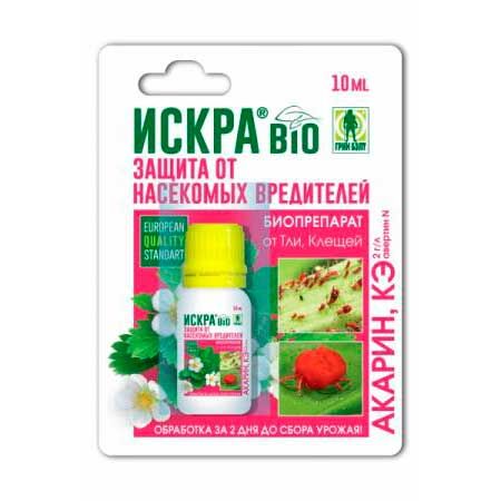 Инсектицид широкого спектра ИСКРА АКАРИН (флак 10мл)
