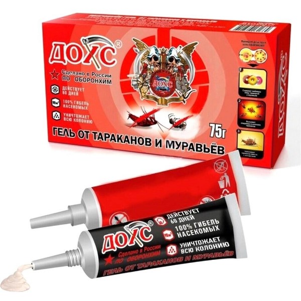 Гель от тараканов ДОХЛОКС Оборонхим (туба 75г)