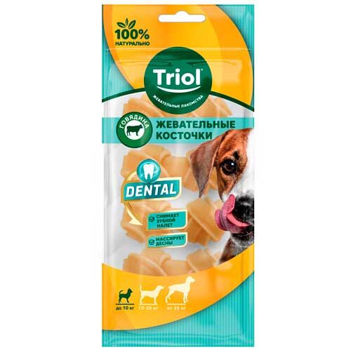Кость узловая, 6см, 10-15г (уп.6шт.90г), Triol