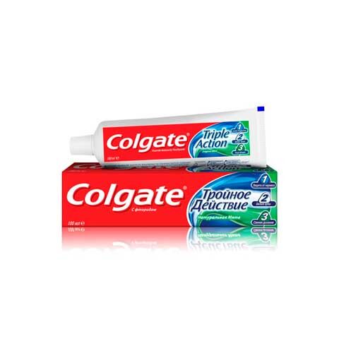 Паста зубная Colgate Тройное действие, Натуральная мята, 100 мл