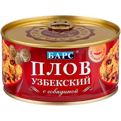 Плов узбекский Барс с говядиной, 325 г