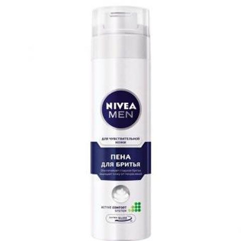 Пена для бритья NIVEA FOR MEN для чувствительной кожи 200 мл