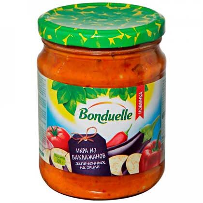 Икра из баклажанов Bonduelle, запеченных на гриле, 530 г