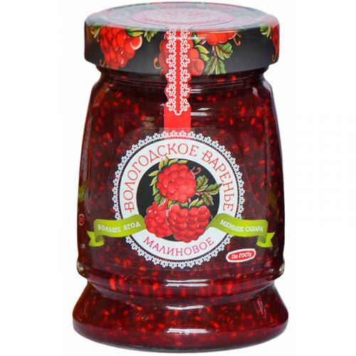 Варенье малиновое Вологодское варенье, 370 г
