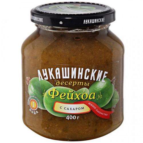 Десерт Лукашинские Фейхоа с сахаром, 400 г