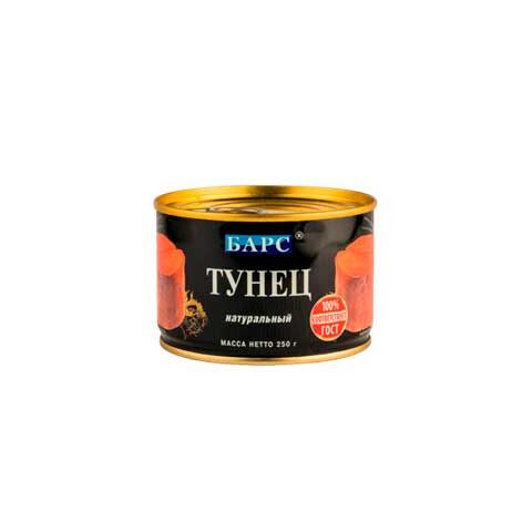 Тунец макрелевый натуральный Барс, 250 г