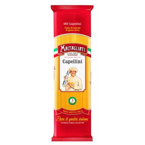 Макаронные изделия Maltagliati 002 Capellini Спагетти тонкие 450 г