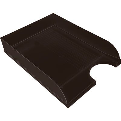 Лоток для бумаг горизонтальный "deVENTE", черный