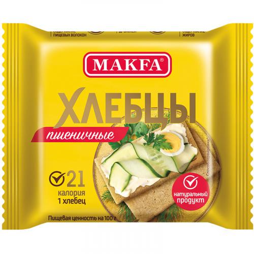 Хлебцы Makfa запеченные пшеничные хрустящие, 60 г