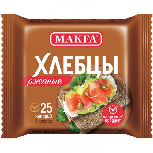 Хлебцы Makfa запеченные ржаные хрустящие, 60 г