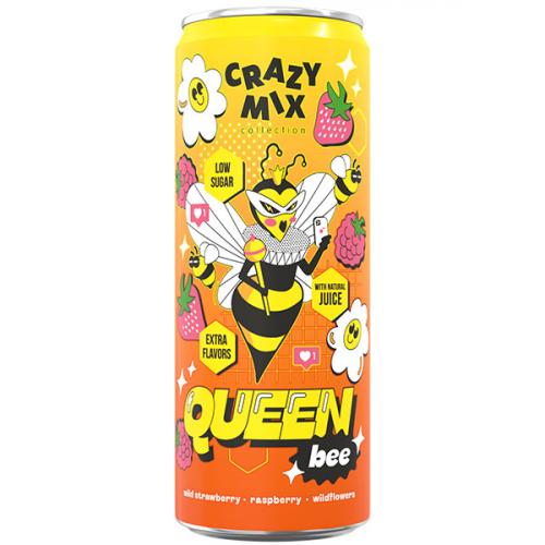 Напиток сильногазированный Crazy Mix Queen Bee, 0.33 л