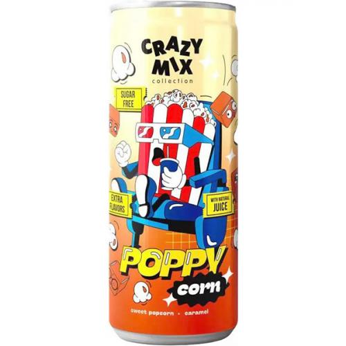 Напиток сильногазированный Crazy Mix Poppy Corn, 0.33 л