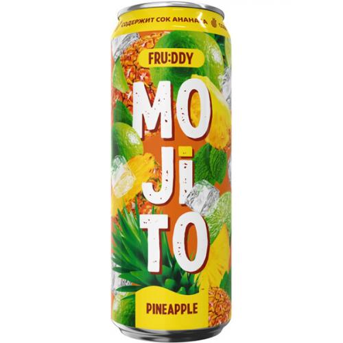 Напиток сильногазированный Fruddy Mojito ананасовый, 0.45 л
