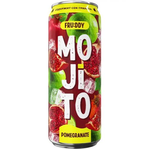 Напиток сильногазированный Fruddy Mojito гранатовый, 0.45 л