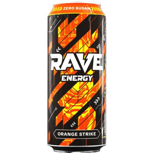 Напиток энергетический Rave Energy Orange Strike, 0.45 л