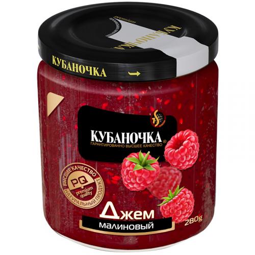 Джем Кубаночка малиновый, 280 г