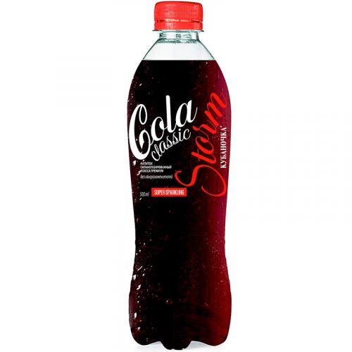 Напиток Кубаночка Storm Cola Classic Кола, 500 мл