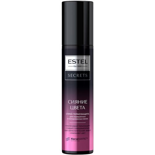Спрей-термозащита Estel Secrets Сияние цвета для окрашенных и мелированных волос, 200 мл