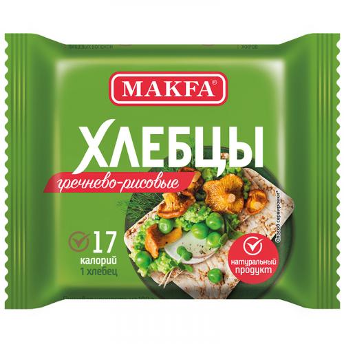 Хлебцы Makfa воздушные гречнево-рисовые, 60 г
