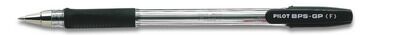 Ручка шарик. Pilot BPS-GP-F (0.32)с рез.упором черн.