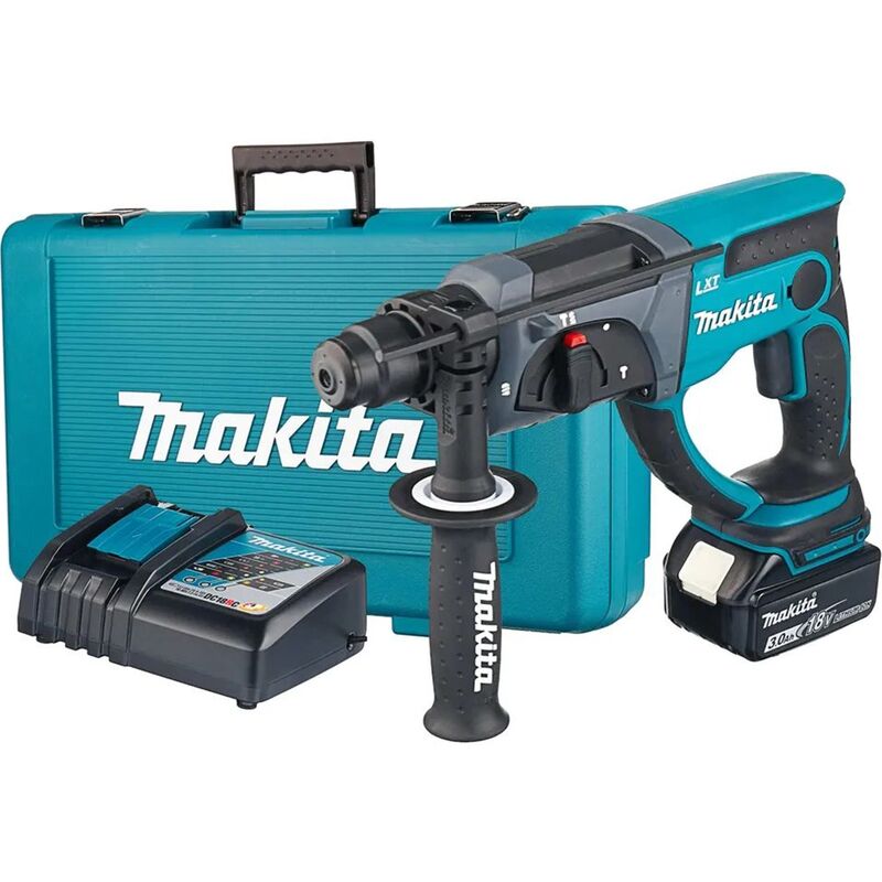 Перфоратор аккумуляторный MAKITA DHR202RF (18В,1*3.0А/LXT,SDS-Plus,1.9Дж,3режима,кейс)