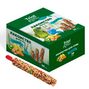 Лакомство "Standard" для птиц "Ассорти", УПАКОВКА. 30шт, Triol
