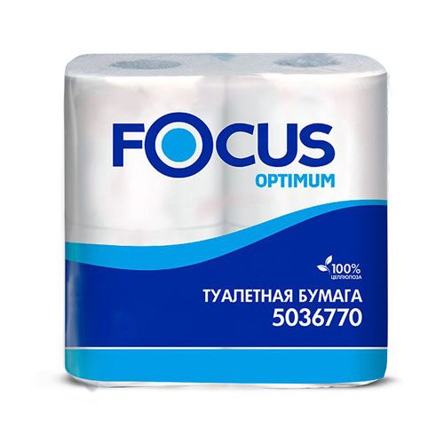 Бумага туалетная 2-слойная 4 рул/уп  Focus