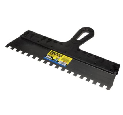 Шпатель фасадный 350 мм нержав.зубчатый 10*10 "STAYER" PROFESSIONAL 1009-35-10