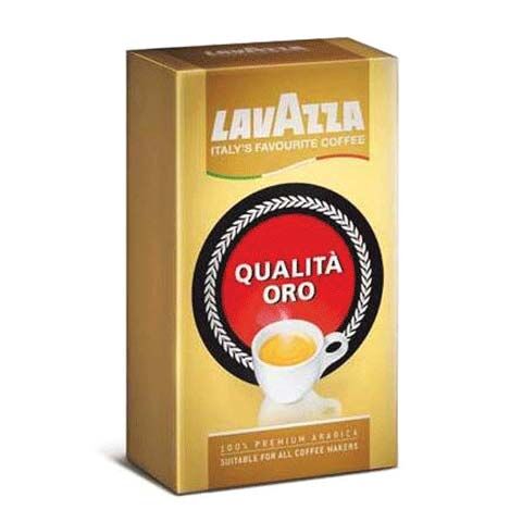 Кофе молотый LAVAZZA "Oro", натуральный, арабика 100%, 250г, вакуумная упаковка, 1991,