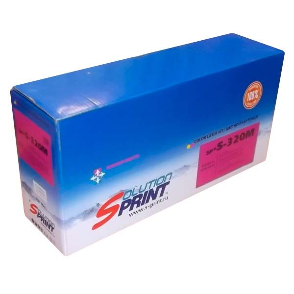 Картридж Solution Print SP-S-320C. Аналог Samsung CLT-C407S лазерный совместимый пурпурный