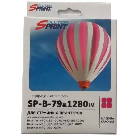 Картридж Sprint SP-B-1280 iM струйный совместимый пурпурный. Аналог Brother LC-1220M/ LC-1240M/ LC-1280XL M