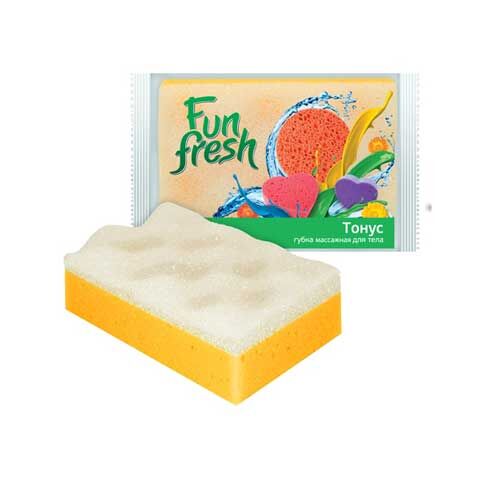 Губка для тела Fun Fresh Тонус, массажная