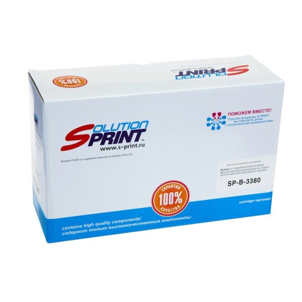 Картридж Solution Print SP-B-3380 Аналог Brother TN-3330/ TN-3380/ TN-3390 лазерный совместимый
