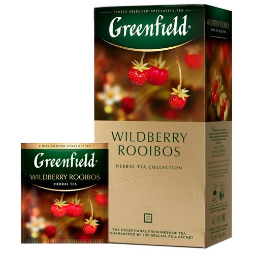 Чай Greenfield Wildberry Rooibos трав, 25пак