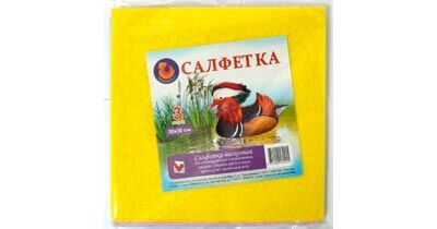 Салфетка для уборки 30х30см, вискоза 3шт/уп
