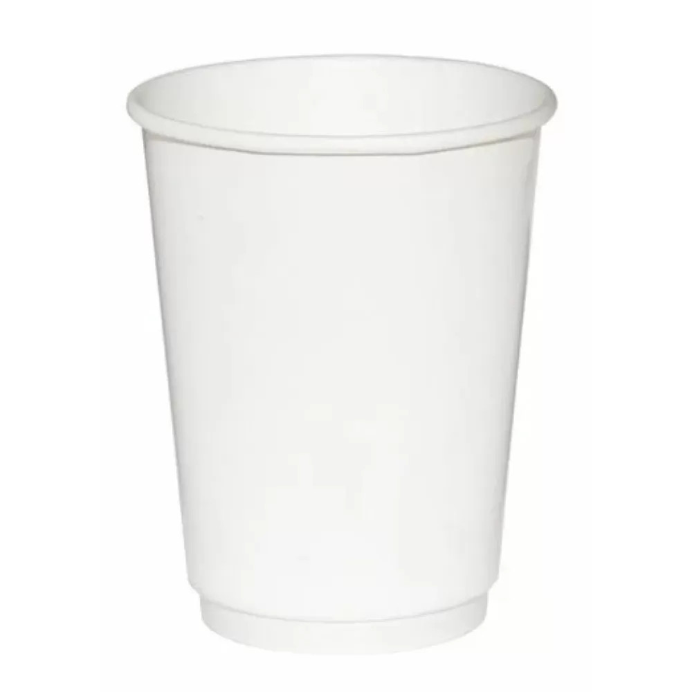 Стакан бумажный 350мл 2-сл белый